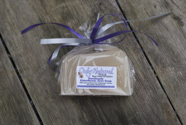Handmade Elderflower Zest Soap - Image 2