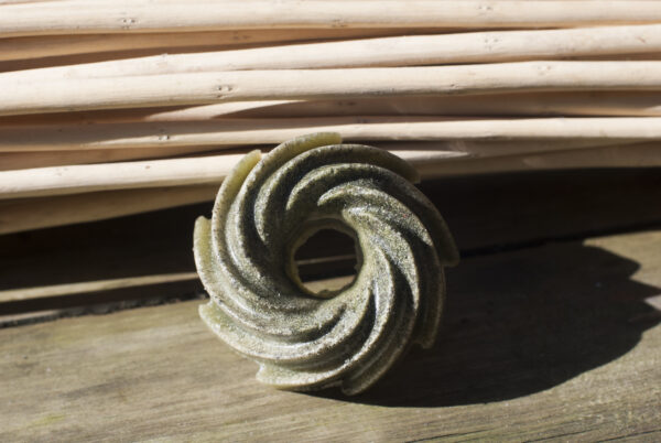 Handmade Cleansing Green Exfoliating Bar - Image 4